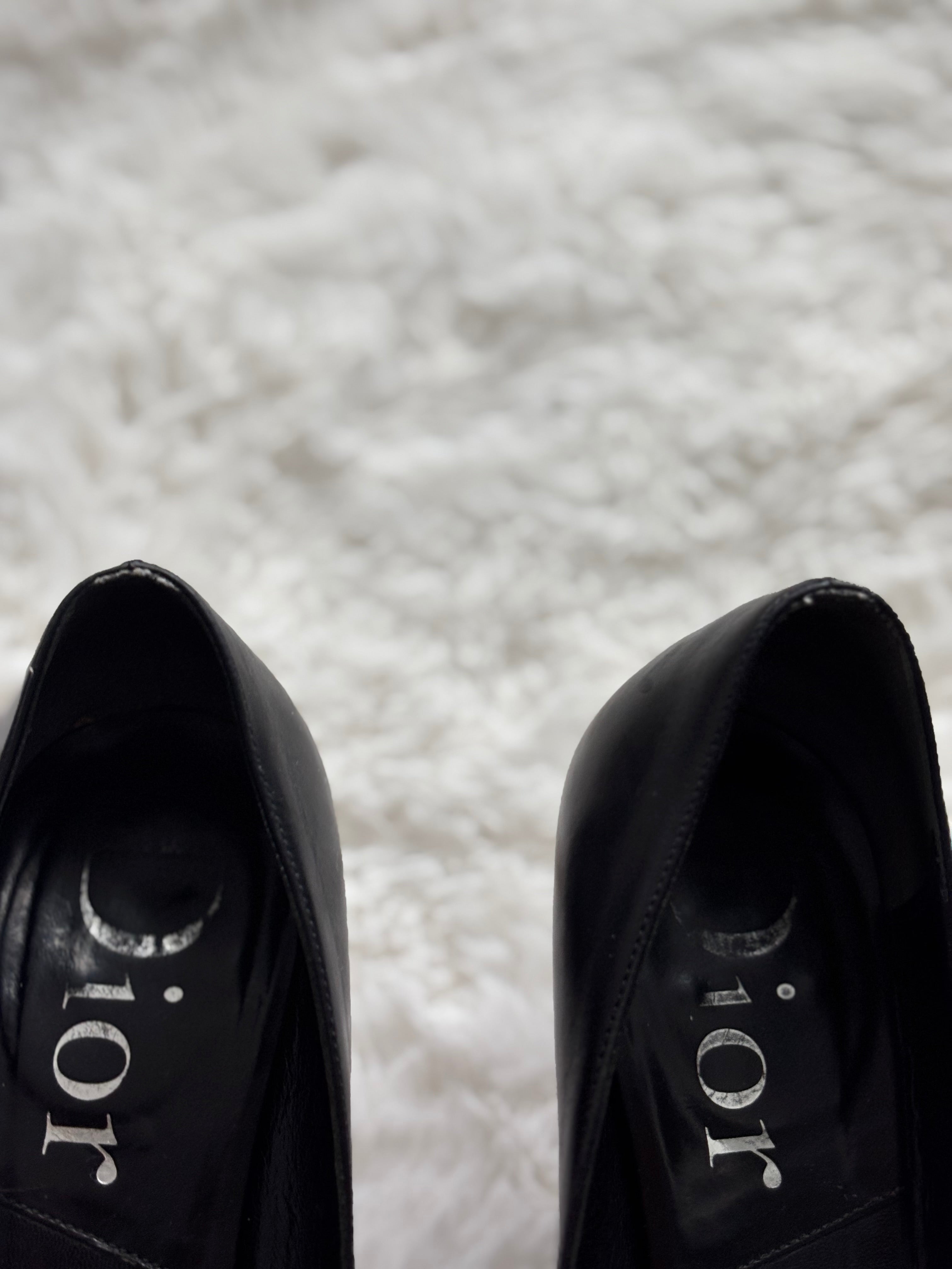 Vintage Christian Dior 2003 F/W John Galliano Era Bondage Punk Piercing Pumps Size 35.5